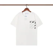 Футболка Off White Striped Pocket "White"
