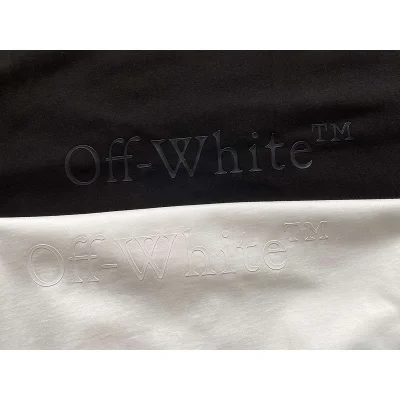 Футболка Off White With Text Logo "Black" фото № 2