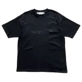 Футболка Off White With Text Logo "Black"