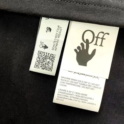 Футболка Off White Logo Made By Chains "Black" фото № 2 Футболка Off White Logo Made By Chains "Black" фото № 2