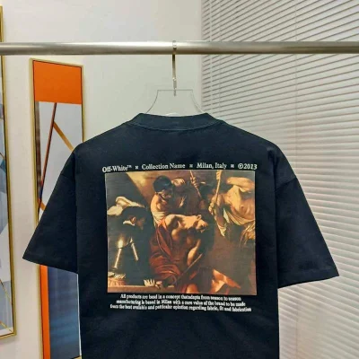 Футболка Off White Picture "Black" фото № 7