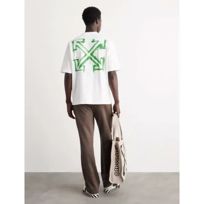 Футболка Off-White Stencil "White" фото № 2 Футболка Off-White Stencil "White" фото № 2