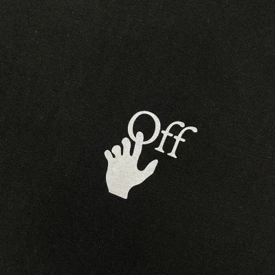 Футболка Off White Logo With Red Color "Black" фото № 7 Футболка Off White Logo With Red Color "Black" фото № 7