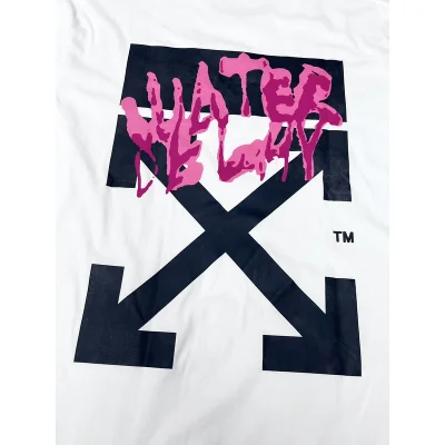 Футболка Off-White Water Delay Logo «White» фото № 6