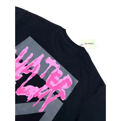 Футболка Off-White Water Delay Logo "Black" фото № 2