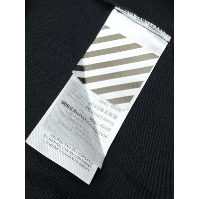 Футболка Off-White Water Delay Logo "Black" фото № 3