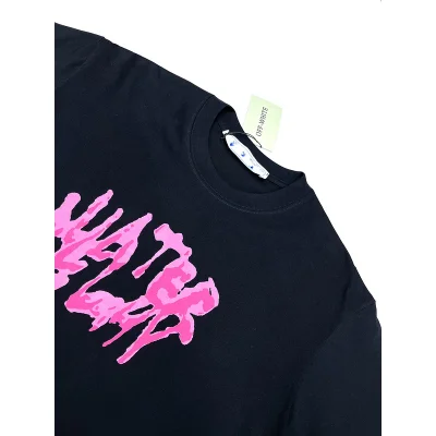 Футболка Off-White Water Delay Logo "Black" фото № 7