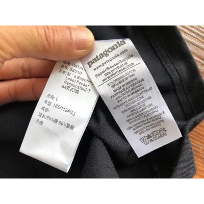 Футболка Patagonia Fingers Gesture Front Print "Black" фото № 3