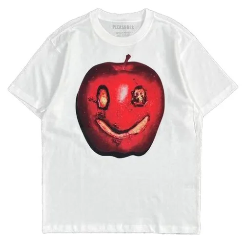 Футболка Pleasures Smiling Apple "White"