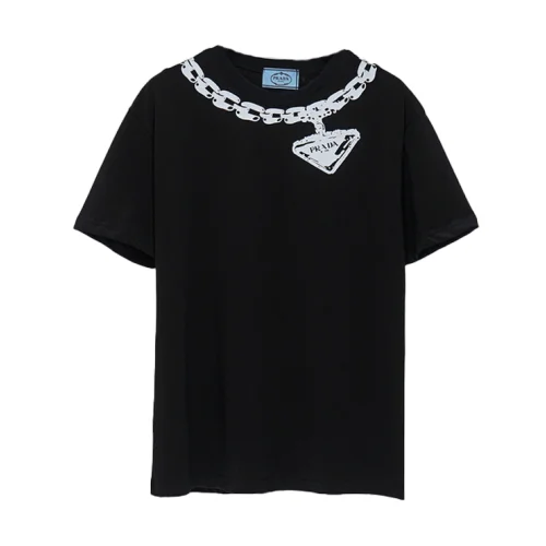 Футболка Prada Thick Chain With Suspension "Black"