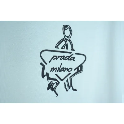 Футболка Prada Coming With Logo "White" фото № 3