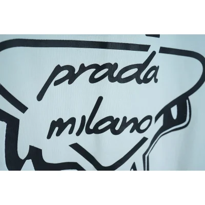 Футболка Prada Coming With Logo "White" фото № 2