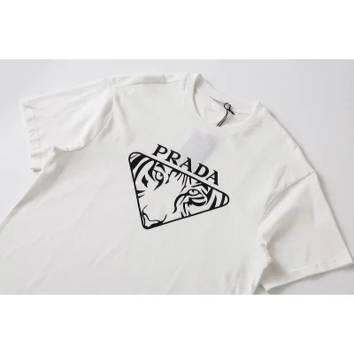 Футболка Prada Tiger Visibility "White" фото № 2