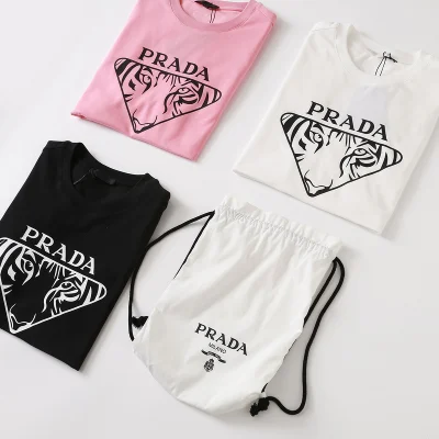 Футболка Prada Tiger Visibility "White" фото № 3