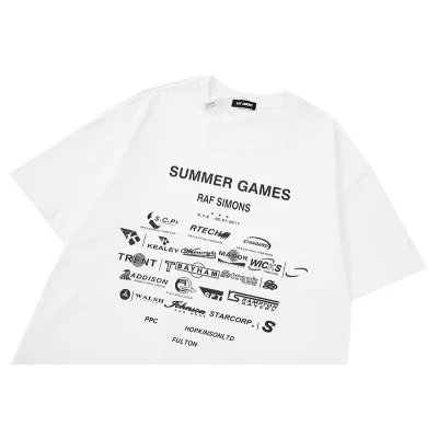 Футболка Raf Simons Summer Games "White" фото № 2