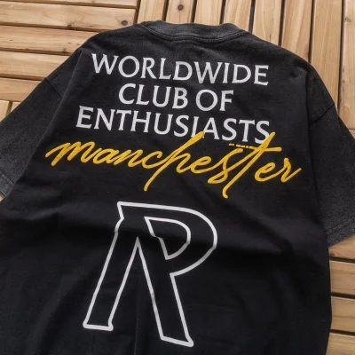 Футболка Represent Lettering All Over The Back "Black" фото № 9