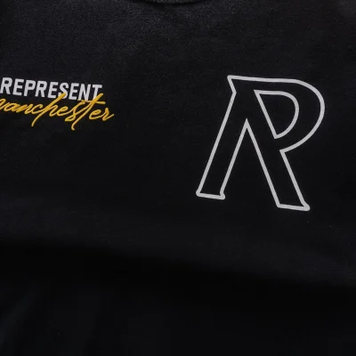 Футболка Represent Lettering All Over The Back "Black" фото № 4