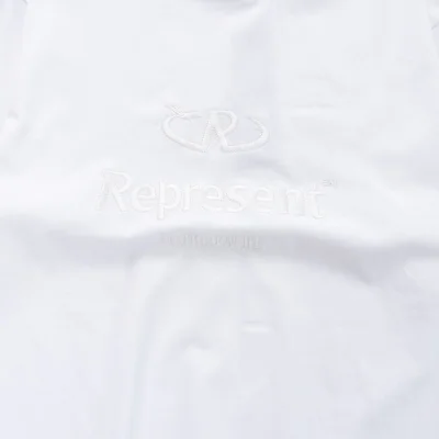 Футболка Represent Embroidered Front Logo "White" фото № 6