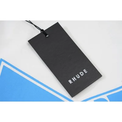 Футболка Rhude Triangle "White" фото № 6