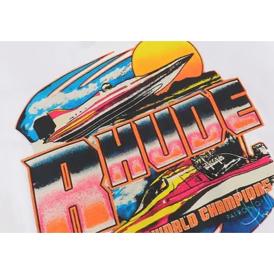 Футболка Rhude World Champions And Logo Print "White" фото № 6 Футболка Rhude World Champions And Logo Print "White" фото № 6