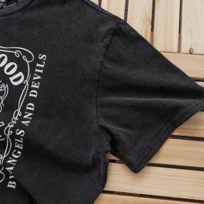Футболка Saint Michael By Angels And Devils "Black" фото № 7