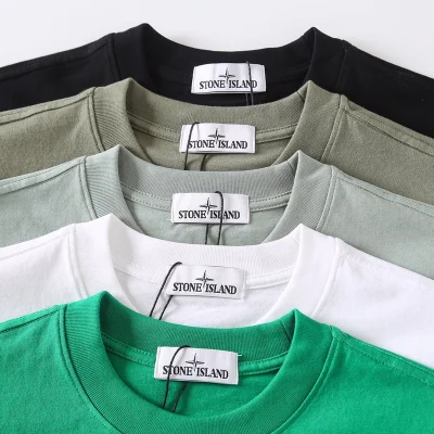 Футболка Stone Island Plain "Grey" фото № 3