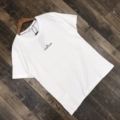 Футболка Stone Island Compass Print "White" фото № 3