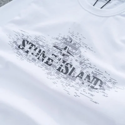 Футболка Stone Island Ripple "White" фото № 9