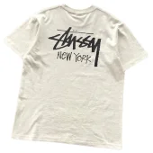 Футболка Stussy Inscription New York "Beige"