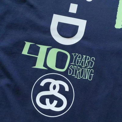 Футболка Stussy Winking Man "Blue" фото № 5