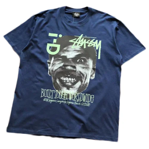Футболка Stussy Winking Man "Blue"