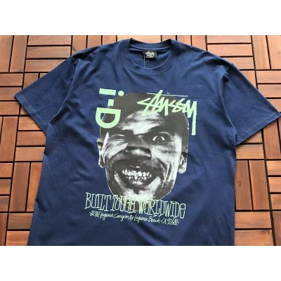 Футболка Stussy Winking Man "Blue" фото № 6