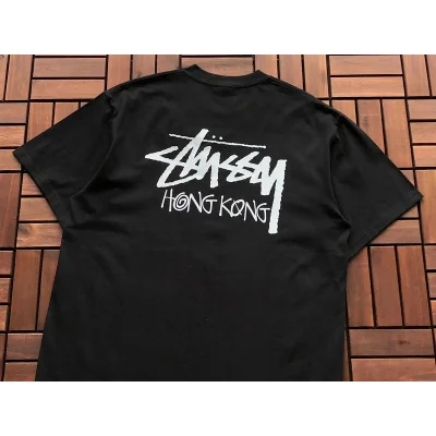 Футболка Stussy Logo And Inscription Hong Kong "Black" фото № 3 Футболка Stussy Logo And Inscription Hong Kong "Black" фото № 3