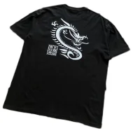 Футболка Stussy Dragon With Hieroglyphs