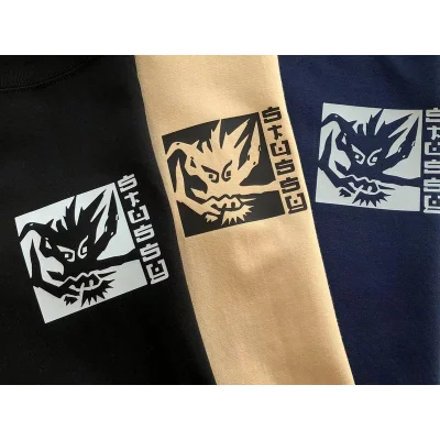 Футболка Stussy Dragon With Hieroglyphs "Black" фото № 4