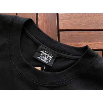 Футболка Stussy Dragon With Hieroglyphs "Black" фото № 2