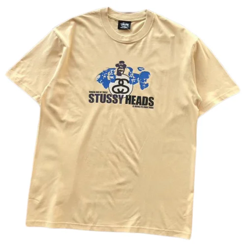 Футболка Stussy Letter With Mirror Image In Circle And Inscription "Brown"