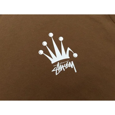 Футболка Stussy The Fools Crown "Brown" фото № 6