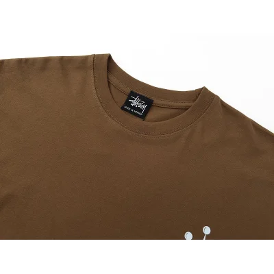 Футболка Stussy The Fools Crown "Brown" фото № 7