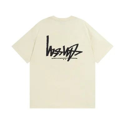 Футболка Stussy The Text Is The Opposite "Cream" фото № 7 Футболка Stussy The Text Is The Opposite "Cream" фото № 7