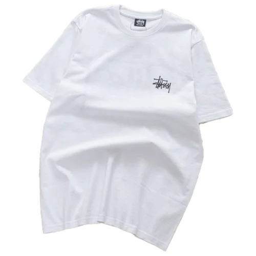 Футболка Stussy With Basic Logo Print "White"