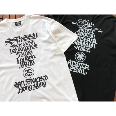 Футболка Stussy Winding Lettering Along "White" фото № 5