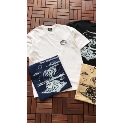 Футболка Stussy Palm Tree With Billiard Ball "White" фото № 3 Футболка Stussy Palm Tree With Billiard Ball "White" фото № 3