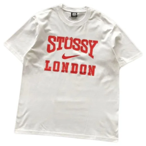 Футболка Stussy City Name Lettering Front "White"