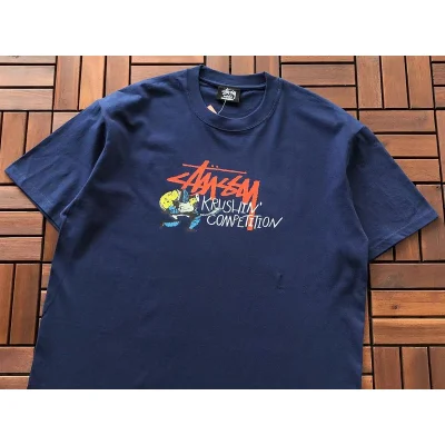 Футболка Stussy Man With Hockey Stick "Blue" фото № 2