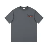 Футболка Supreme X Balenciaga 2023 Logo "Gray"