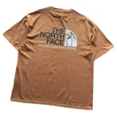 Футболка The North Face Logo With Back Inscription Never Stop Exploring "Brown"