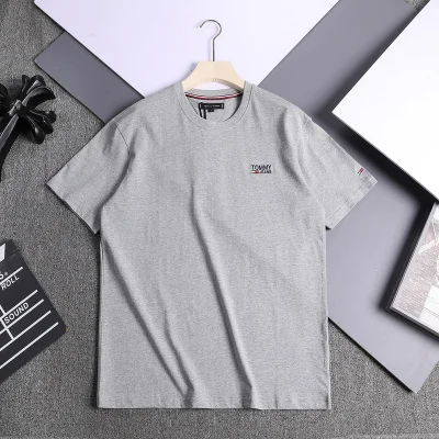 Футболка Tommy Hilfiger With Logo "Gray" фото № 2 Футболка Tommy Hilfiger With Logo "Gray" фото № 2