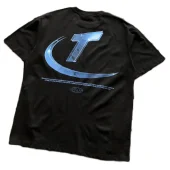 Футболка Trapstar Big Letter Underlined By Curve Line "Black"