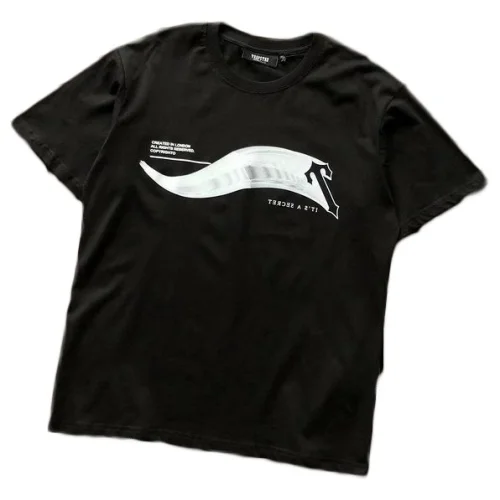 Футболка Trapstar Wide Wave Line "Black"